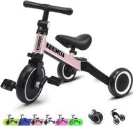 🚲 korimefa 3 in 1 kids tricycle: perfect trike for 2 year old toddlers - ideal for girls and boys - balance bike for 10 months to 2 years - safe and fun infant trike! logo