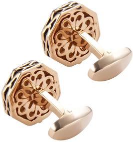 img 1 attached to KINGPiiN Engraving Exclusive Cufflinks Business Men's Accessories