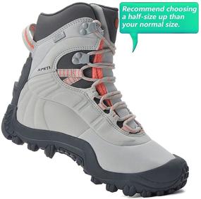 img 3 attached to 👟 Manfen Women's Hiking Boots: Lightweight Waterproof Hunting Boots with Ankle Support