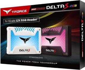 img 1 attached to 💡 TeamGroup T-Force Delta S RGB SSD 1TB: Высокоскоростной внутренний твердотельный накопитель SATA III 3D NAND 2.5" c RGB-разъемом - белый, скорость чтения/записи до 560/510 МБ/с, для ПК (Модель T253TR001T3C412)