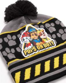 img 1 attached to Warm and Fun Nickelodeon Patrol Winter Mitten Glove for Boys' Accessories - Stay Cozy in Style!