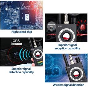 img 1 attached to 🔍 RF Signal Detector - Hidden Camera Finder, Bug Detector, GPS Tracking Device Detector, GSM Listening Device Finder