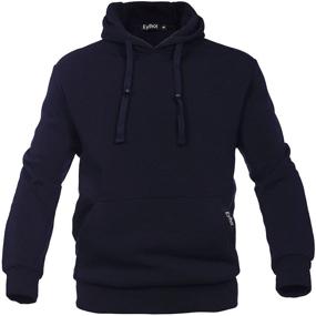 img 3 attached to Худи Eylhot Heavyweight SweatShirts для занятий спортом в спортзале, (мужская серая одежда для активного образа жизни)