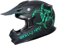 🏍️ orthrus dirt bike helmets: stylish & safe atv motocross helmets for adult & youth, dot approved logo