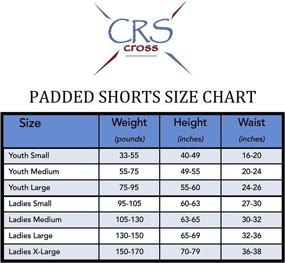 img 2 attached to 🩲 CRS Cross Padded Figure Skating Shorts: Superior Crash Butt Protection for Hips, Tailbone, and Butt