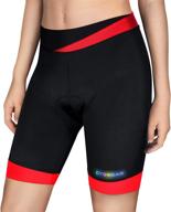 🚴 cycwear women's bike shorts with 4d padding, breathable & quick-drying for outdoor sports and indoor exercises logo