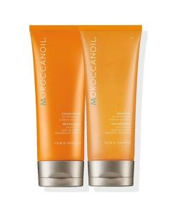 img 1 attached to 🌺 Moroccanoil Moisture & Shine Shampoo and Conditioner Duo, Fleur de Oranger - Enhanced SEO