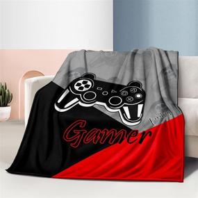 img 1 attached to Bedding Gaming Blanket Fleece MT A03