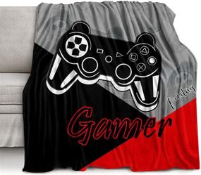 img 4 attached to Bedding Gaming Blanket Fleece MT A03