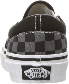 img 2 attached to Girls' Pewter Vans Classic Little Checkerboard Shoes