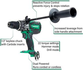img 3 attached to Metabo HPT MultiVolt Hammer Drill
