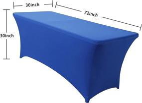 img 3 attached to Obstal Stretch Spandex Standard Folding Event & Party Supplies