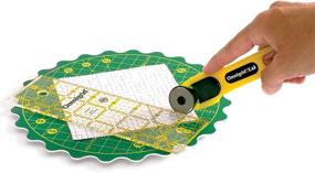 img 1 attached to 🔪 Omnigrid Rotating Cutting Mat: A Must-Have for Precision Cuts and Measurements