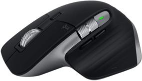 logitech mx master 3 advanced wireless mouse for mac - space grey | ultrafast scrolling | any surface compatibility | ergonomic design | 4000 dpi | customizable | usb-c, bluetooth, usb | apple mac logo