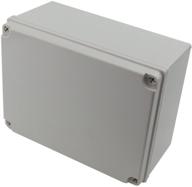 🔘 ogrmar plastic dustproof ip65 junction box enclosure (8x6x4) – ideal for diy projects логотип