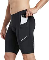 🚴 baleaf men's cycling shorts: 3d padded for optimal road bike comfort with pockets, upf 50+ logo