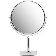 🔎 extra large 3x magnifying mirror with stand for desk, table, and makeup vanity – double sided 3x/1x magnification, 17 inches tall, and 11 inches wide logo