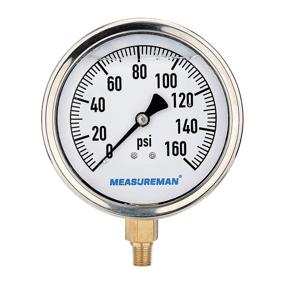 img 4 attached to 📏 Ultimate Precision: Meaureman Glycerin Plumbing Pressure Stainless for Accurate Measurements