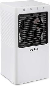 img 4 attached to 🌬️ Ivation Personal Mini Air Cooler: Portable USB-Powered Desktop Evaporative Swamp Cooler Fan Humidifier with 2-Speed Fan - Compact Cooling for Home, Office Desktop, or Car Up to 21 Sq/Ft