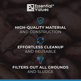 img 1 attached to ☕ Essential Values 8-Pack Toddy Filter Replacement - Reusable Coffee Filters for Toddy Cold Brew System