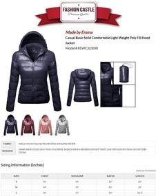 img 1 attached to Made Emma Casual Comfortable Weight Women's Clothing for Coats, Jackets & Vests