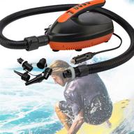 🔌 efficient portable lcd air pump for inflatable sup boards - 16psi, 110w, built-in temperature sensor and voltage meter логотип