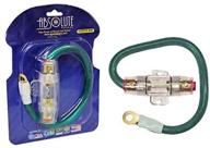 absolute aghpkg4gr 4 gauge power cable and in-line fuse kit (green) logo