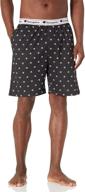 🩳 comfortable champion printed sleep shorts: ideal for men's loungewear logo