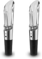 enhance your wine experience with rabbit super wine aerator (clear) - 2 pack offer логотип