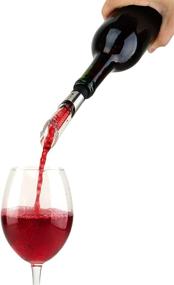 img 1 attached to Enhance Your Wine Experience with Rabbit Super Wine Aerator (Clear) - 2 Pack Offer