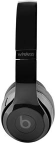 img 2 attached to Renewed Gloss Black Beats Solo 3 Wireless On-Ear Headphones - Enhanced Sound Quality