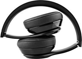 img 1 attached to Renewed Gloss Black Beats Solo 3 Wireless On-Ear Headphones - Enhanced Sound Quality