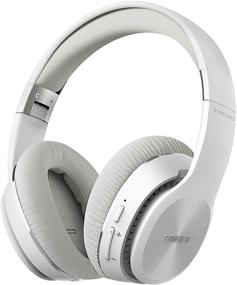 img 4 attached to 🎧 Edifier W820BT Bluetooth Headphones – Folding Wireless Headphone with Extended 80-Hour Battery Life – White