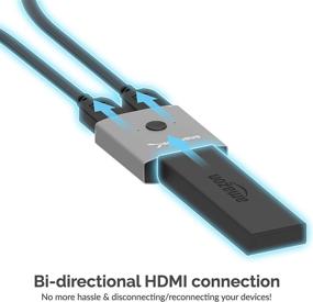 img 1 attached to Переключатель Sabrent 4K Dual HDMI с 2 портами (DA-HSW2)