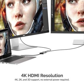 img 2 attached to Переключатель Sabrent 4K Dual HDMI с 2 портами (DA-HSW2)