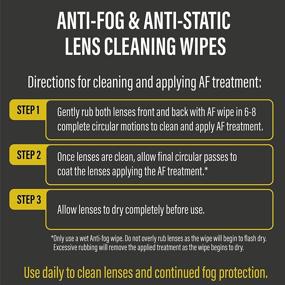 img 2 attached to 👓 Lens Cleaning Towelettes - Pre-moistened, Silicone-Free, Anti-Static Solution for Eyeglasses, Goggles, Safety Eyewear, and All Types of Lenses (400ct, Pack of 4)