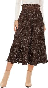 img 3 attached to American Trends Dress High Waisted Pleated Women's Clothing in Skirts