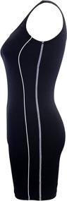 img 2 attached to Adoretex Womens Polyester Unitard Swimsuit