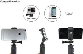 img 2 attached to Livestream Gear - Hand Grip + Smartphone Mount Setup + Wrench For Live Streaming