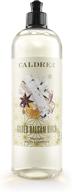 🍃 caldrea dish soap: biodegradable liquid with soap bark & aloe vera, gilded balsam birch scent - 16 oz (packaging varies) logo