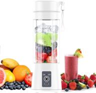 🍹 topaufell portable blender - mini blender for shakes and smoothies with 3d six blades for superior mixing - personal size blender with strong motor and 2000mah rechargeable battery for home, travel, office логотип