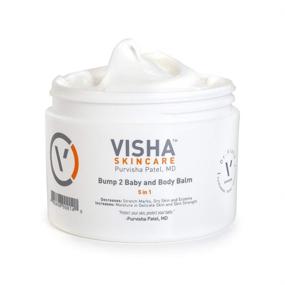img 3 attached to 🤰 Visha Skincare Bump 2 Baby Body Balm - Nourishes Dry Skin and Eases Eczema, Guards Against Stretch Marks and Enhances Skin's Resilience (10 oz)