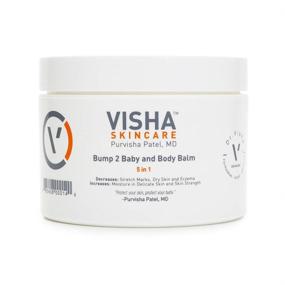 img 4 attached to 🤰 Visha Skincare Bump 2 Baby Body Balm - Nourishes Dry Skin and Eases Eczema, Guards Against Stretch Marks and Enhances Skin's Resilience (10 oz)