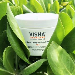 img 1 attached to 🤰 Visha Skincare Bump 2 Baby Body Balm - Nourishes Dry Skin and Eases Eczema, Guards Against Stretch Marks and Enhances Skin's Resilience (10 oz)