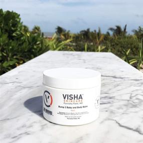 img 2 attached to 🤰 Visha Skincare Bump 2 Baby Body Balm - Nourishes Dry Skin and Eases Eczema, Guards Against Stretch Marks and Enhances Skin's Resilience (10 oz)