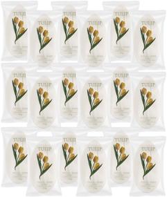 img 4 attached to 🌷 TULIP 400 Count Travel/Spa Facial Body Soap - 0.7oz Hotel Size Bulk Pack | Individually Wrapped | Fresh Fragrance