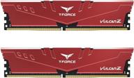 💾 teamgroup t-force vulcan z ddr4 16gb kit (2x8gb) 3000mhz cl16 red desktop memory module ram - tlzrd416g3000hc16cdc01 логотип