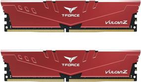 img 4 attached to 💾 TEAMGROUP T-Force Vulcan Z DDR4 16GB Kit (2x8GB) 3000MHz CL16 Red Desktop Memory Module Ram - TLZRD416G3000HC16CDC01