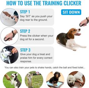 img 3 attached to 🐶 Diyife Clicker Training for Dogs: Effective Clicker for Dog, Cat, and Horse Behavioral Training - With Wrist Strap Included!