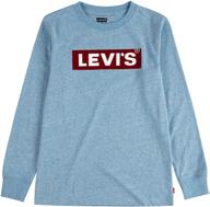 рубашка с длинным рукавом levi's boys' с графическим логотипом box для улучшения seo логотип